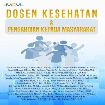 DOSEN KESEHATAN DAN PENGABDIAN KEPADA MASYARAKAT