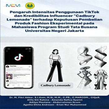 Pengaruh Intensitas Penggunaan TikTok dan Kredibilitas Influencer Cadbury Lemonade terhadap Keputusa